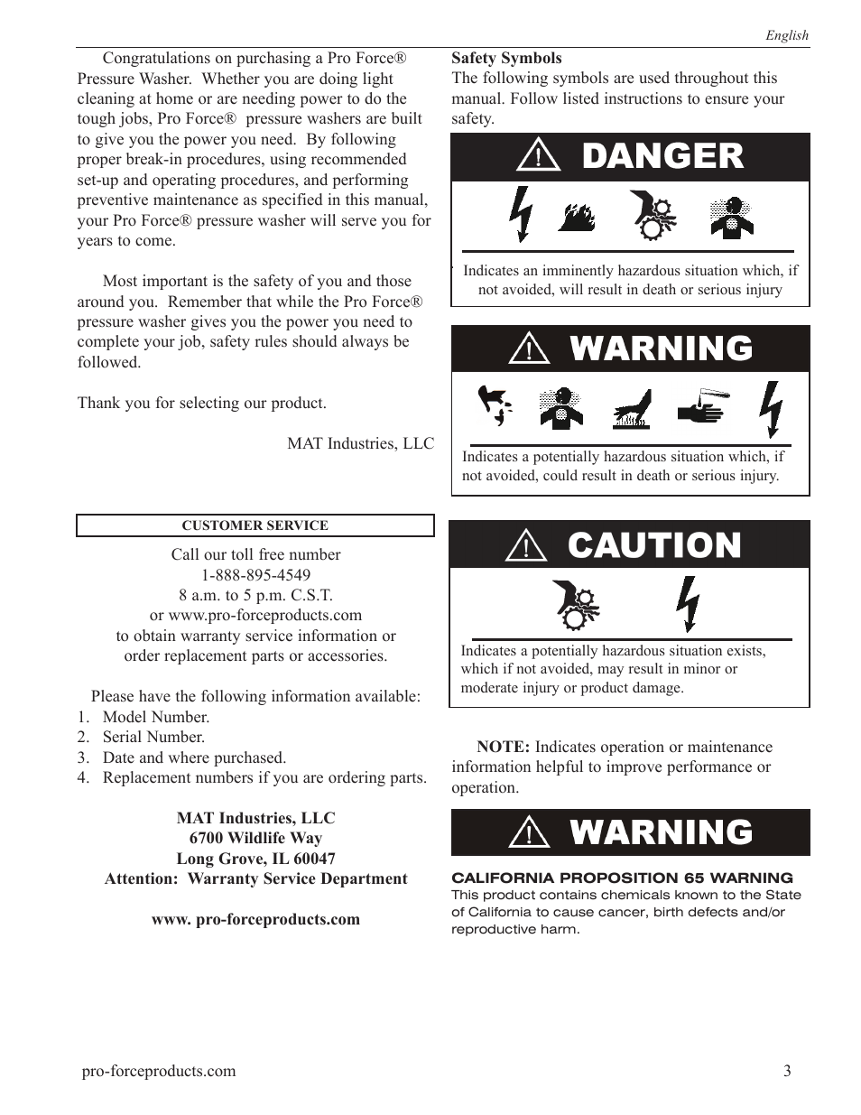 Powermate PWF0102000.03 User Manual | Page 3 / 32