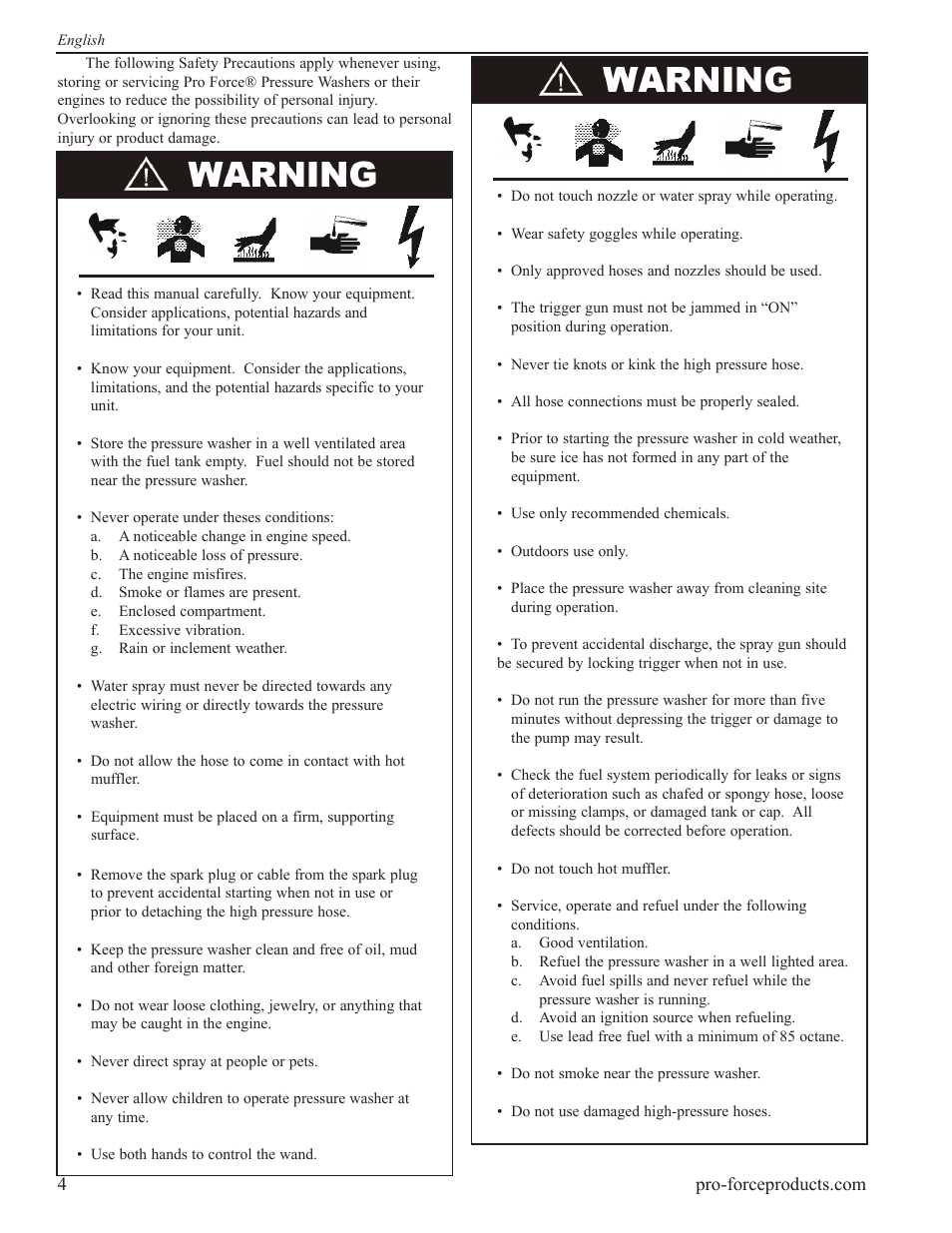 Powermate PWF0102000.03 User Manual | Page 4 / 32