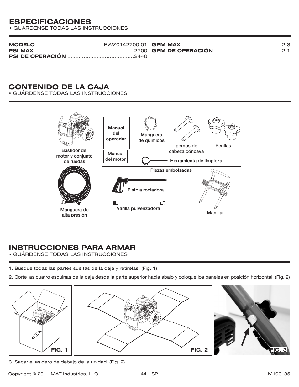 Powermate PWZ0142700.01 User Manual | Page 44 / 56