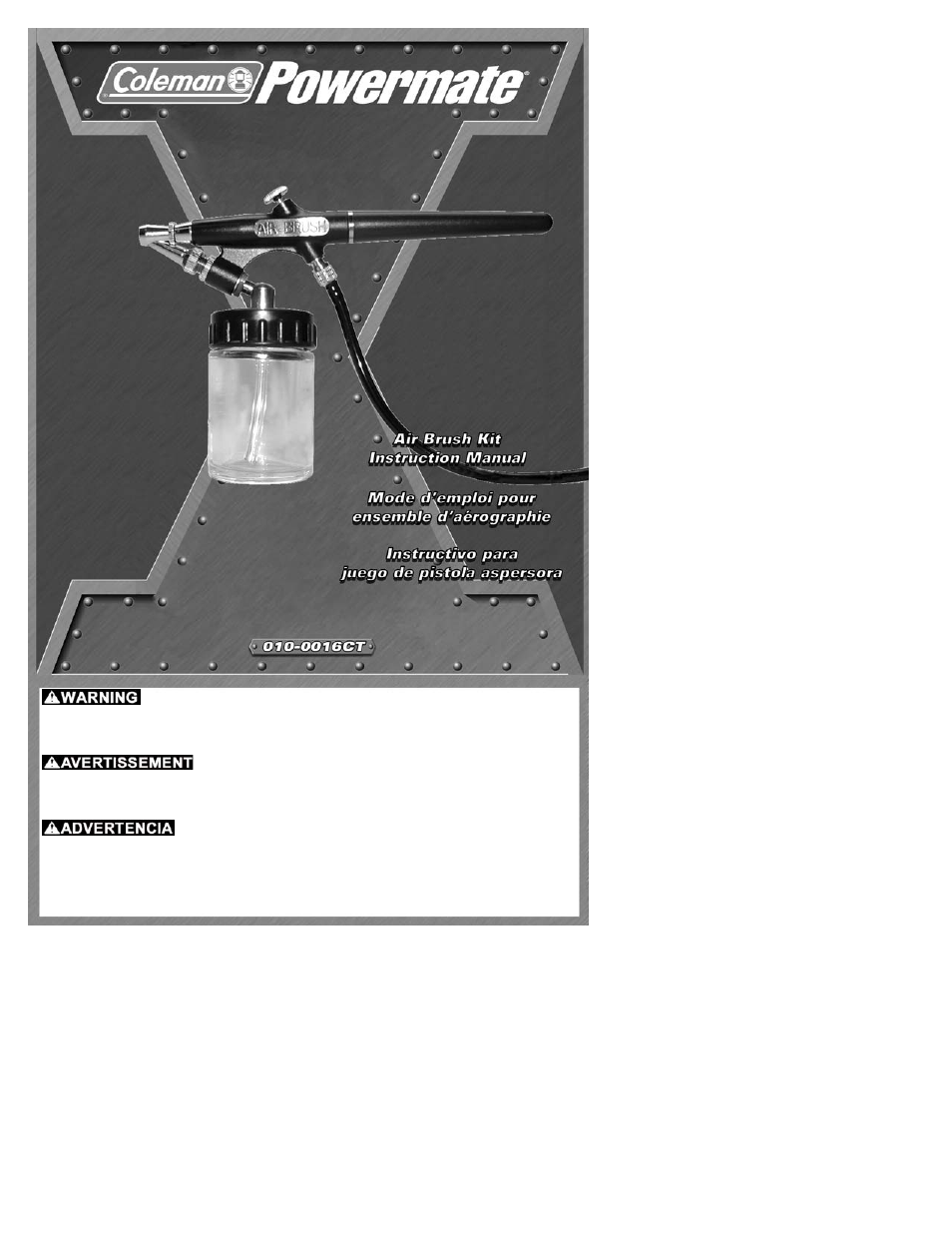 Powermate 010-0016CT User Manual | 16 pages