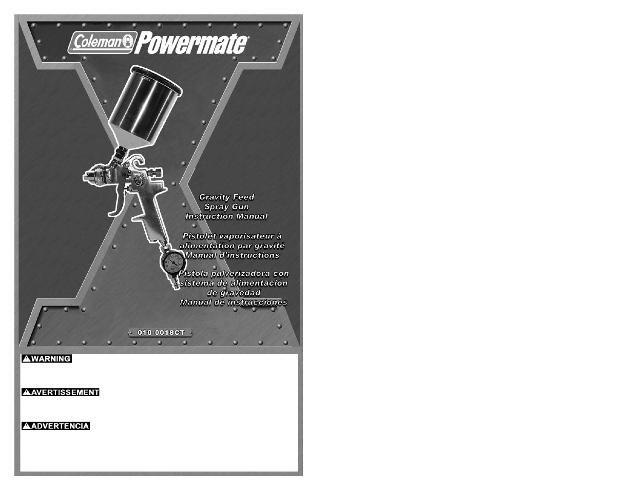 Powermate 010-0018CT User Manual | 19 pages