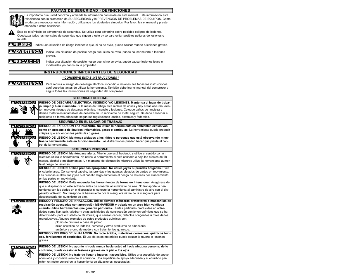 Powermate 024-0080CT User Manual | Page 12 / 16