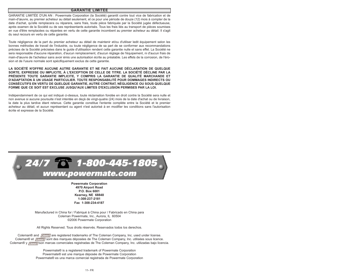 Powermate 024-0155CT User Manual | Page 27 / 64