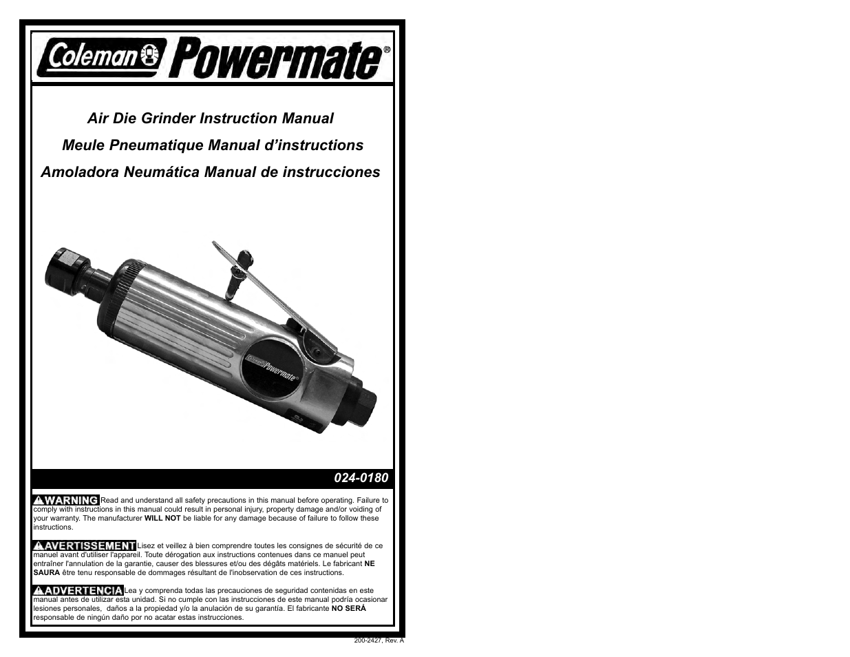 Powermate 024-0155CT User Manual | Page 49 / 64