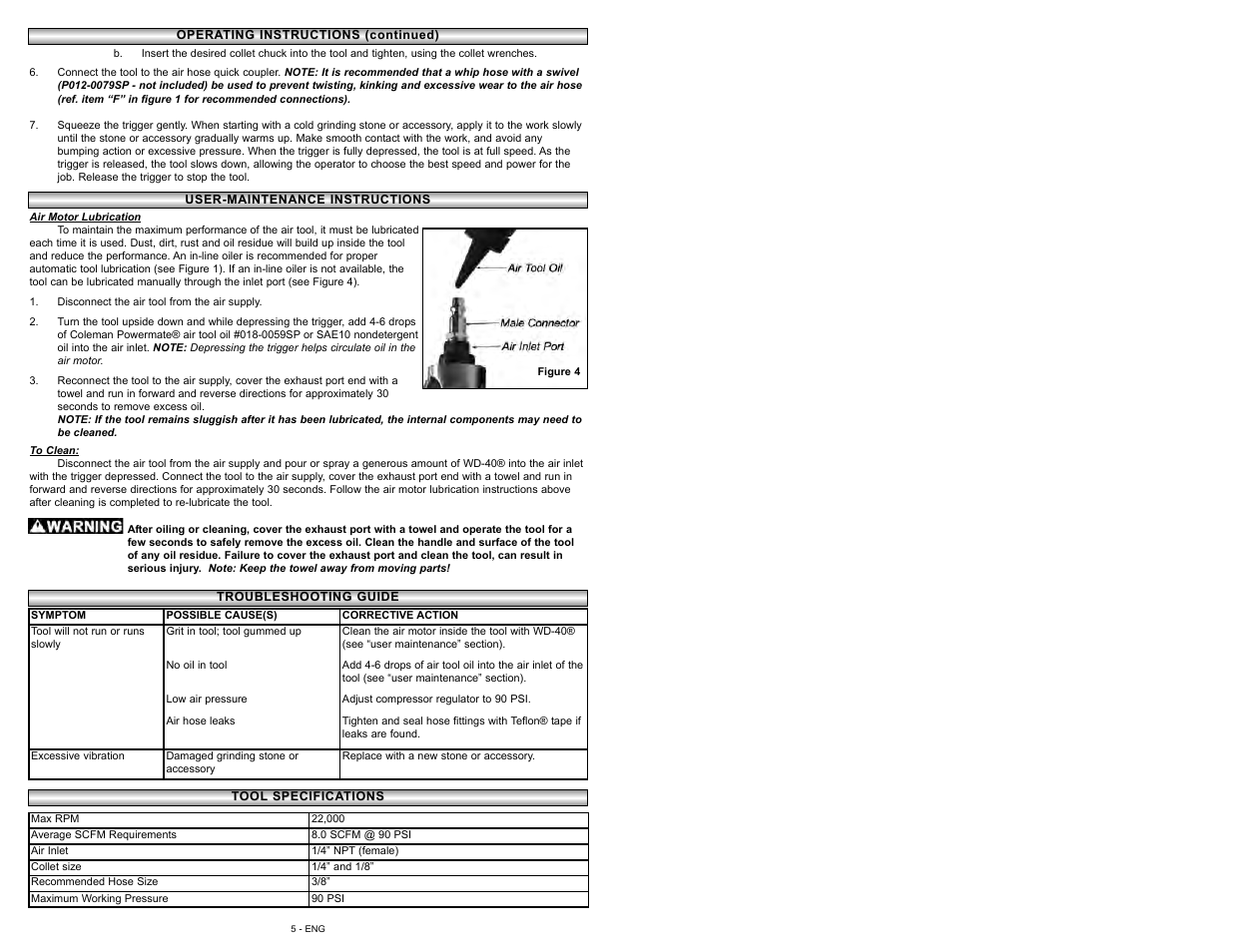 Powermate 024-0155CT User Manual | Page 53 / 64