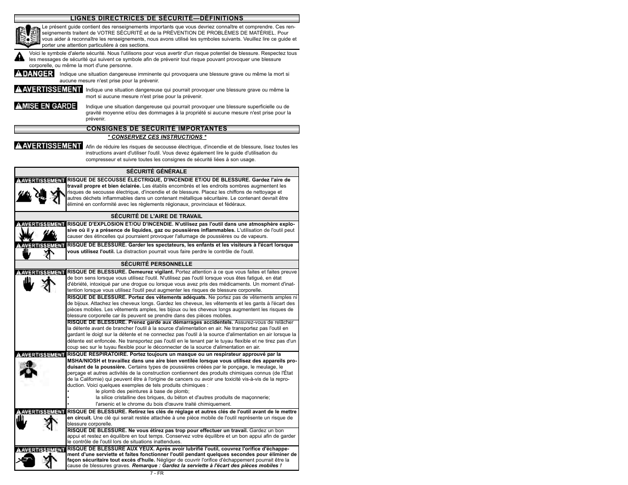 Powermate 024-0155CT User Manual | Page 7 / 64