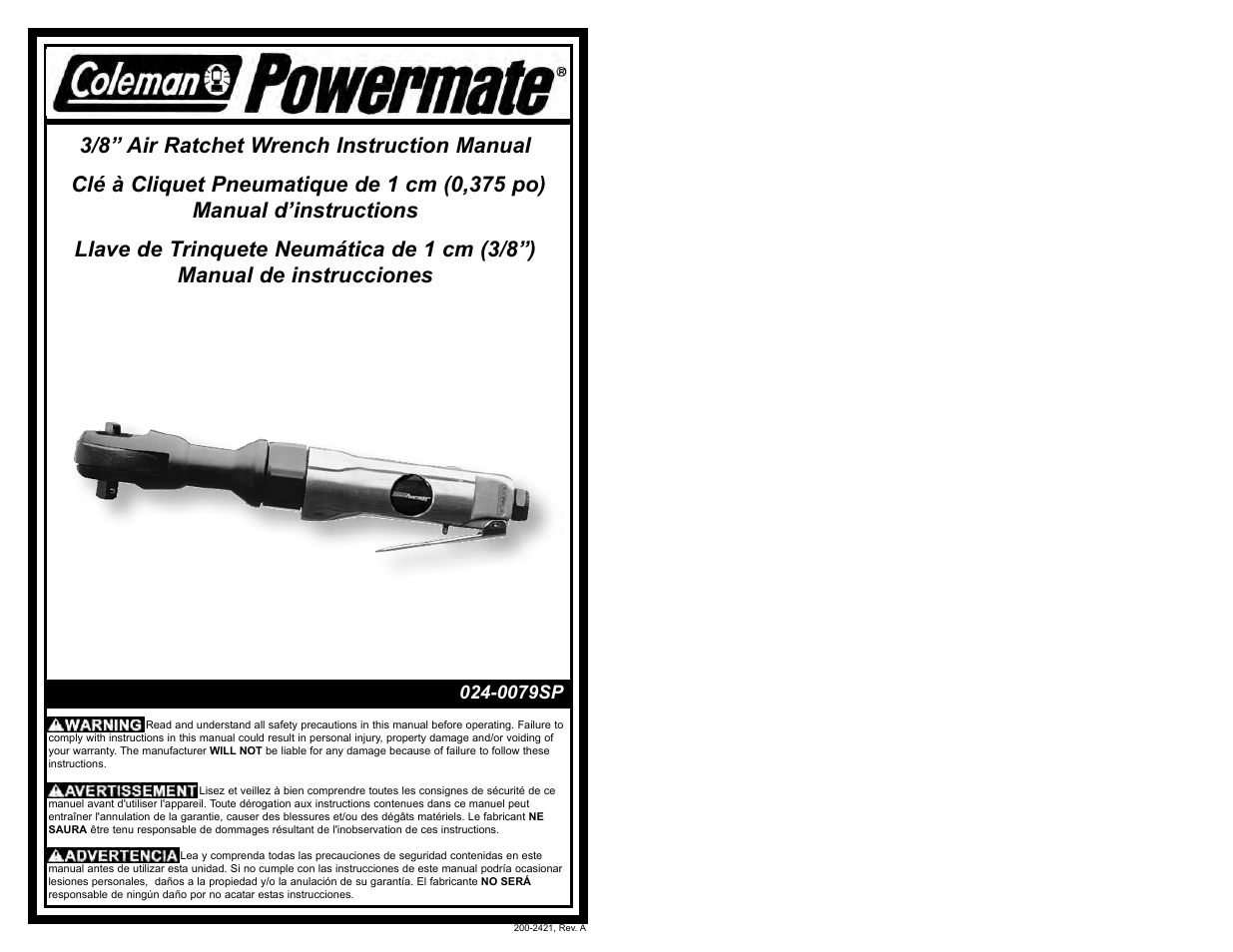 Powermate 024-0169SP User Manual | Page 33 / 48
