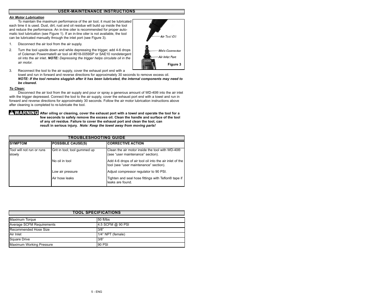 Powermate 024-0169SP User Manual | Page 37 / 48