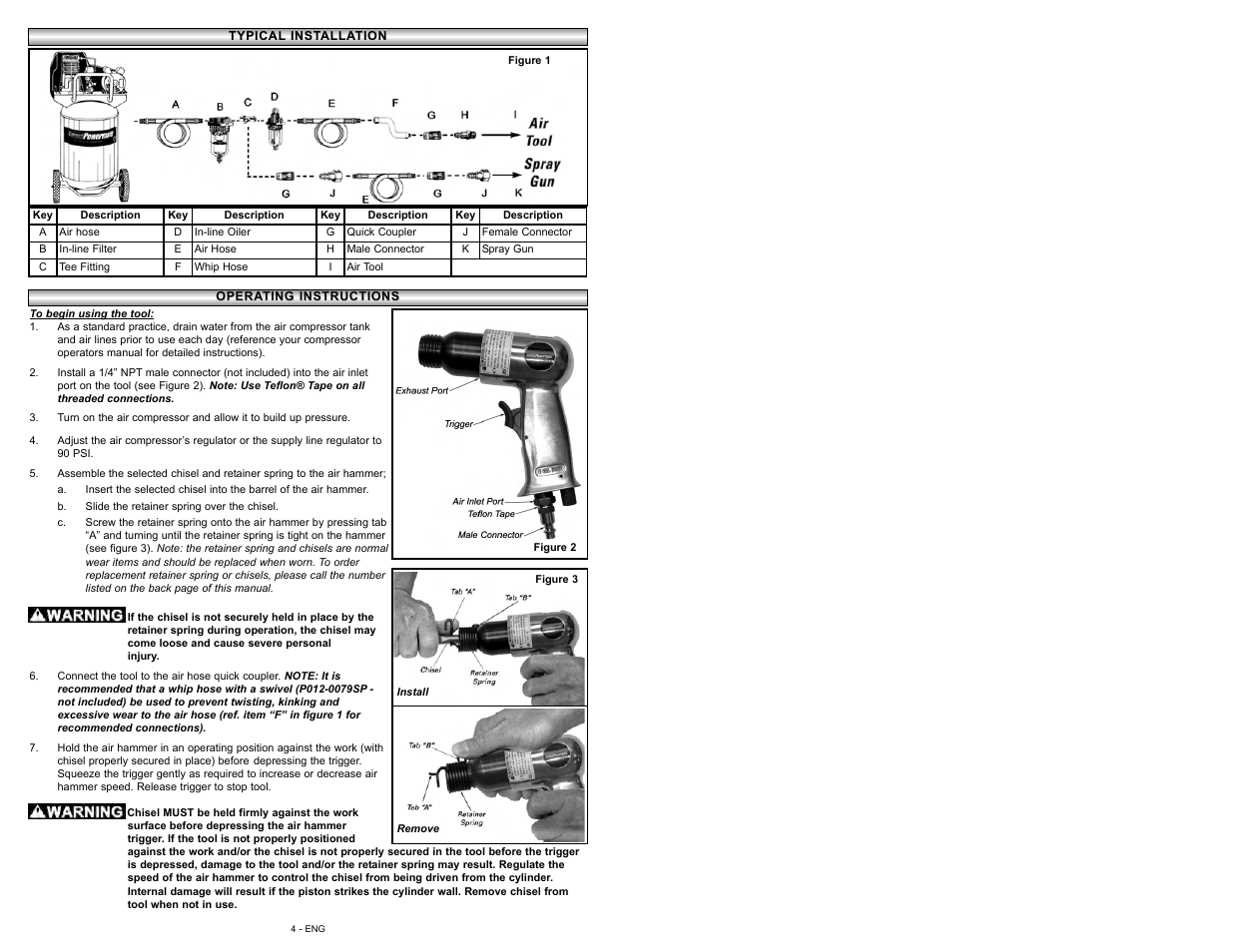 Powermate 024-0169SP User Manual | Page 4 / 48