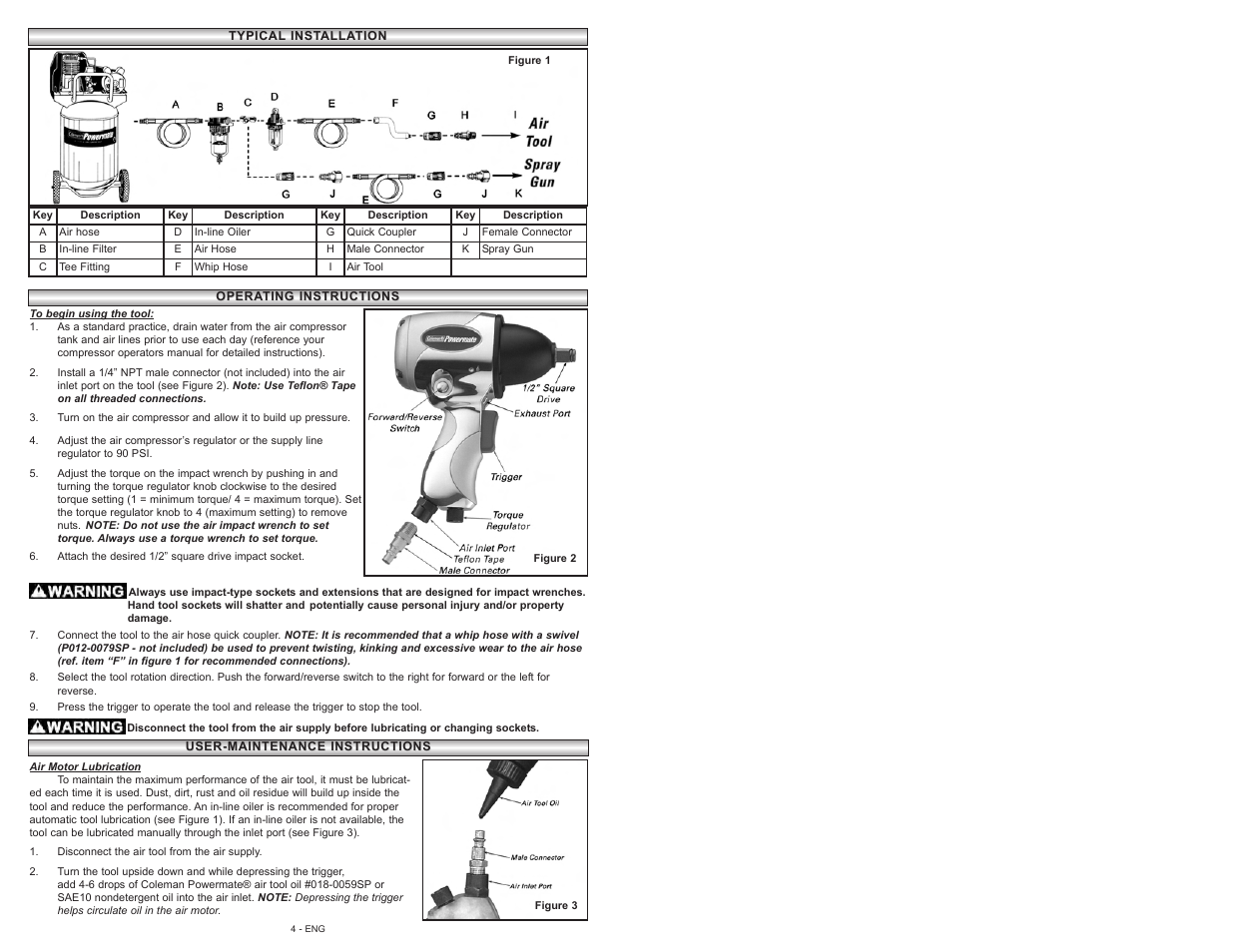 Powermate 024-0178CT User Manual | Page 20 / 48