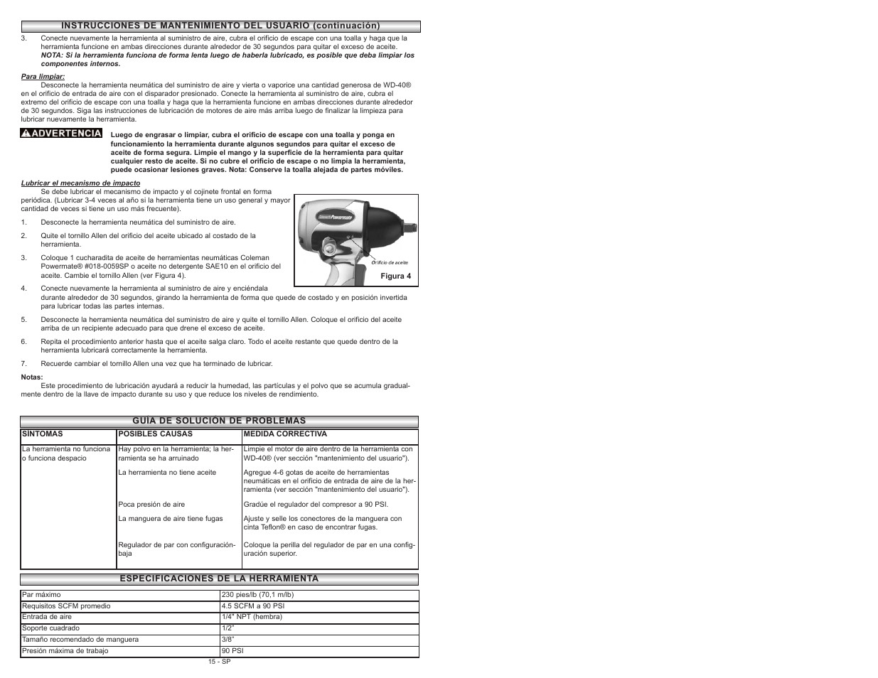 Powermate 024-0178CT User Manual | Page 31 / 48