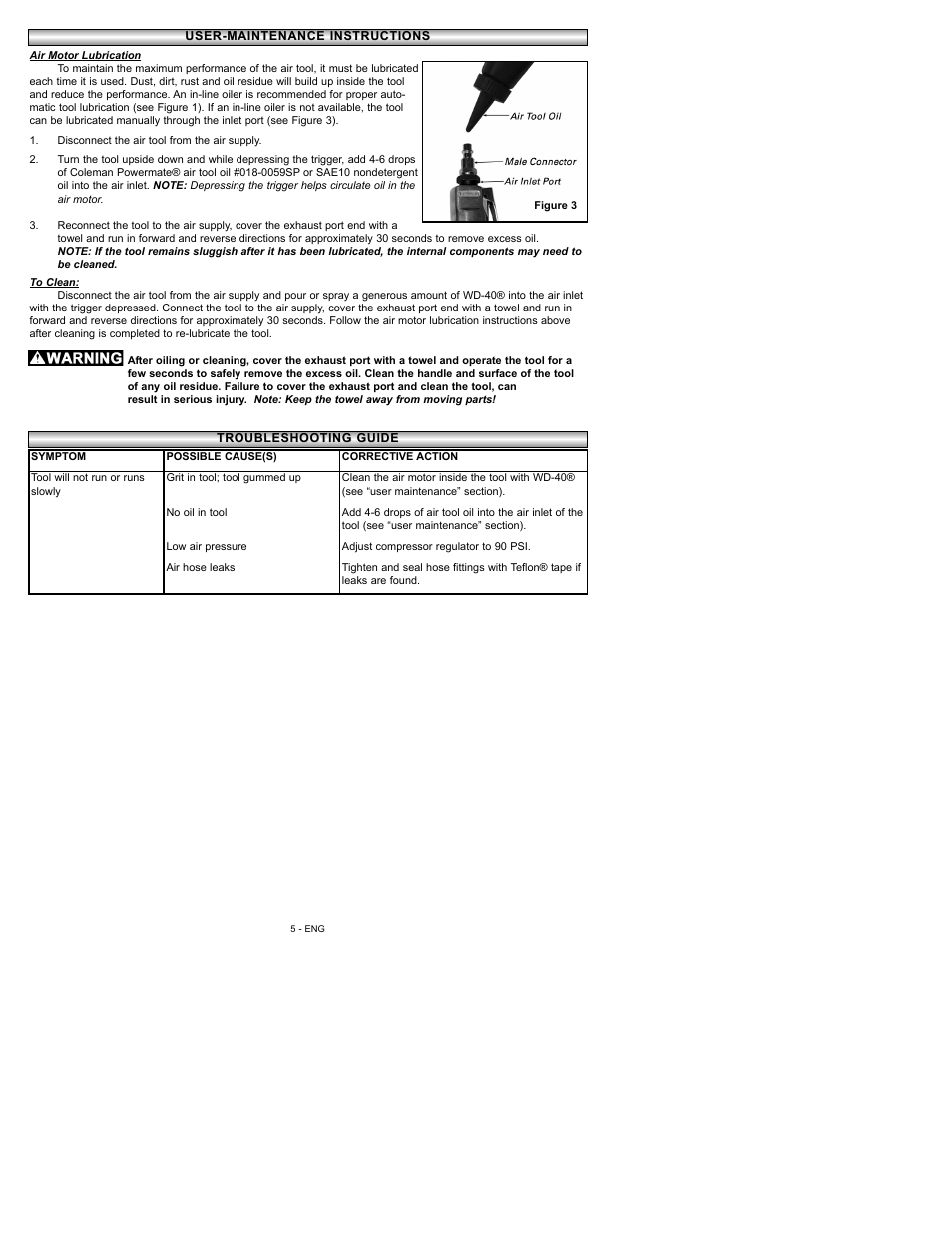 Powermate P024-0098SP User Manual | Page 5 / 16