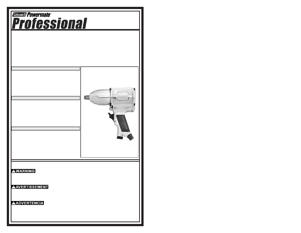 Powermate P024-0099SP User Manual | 16 pages