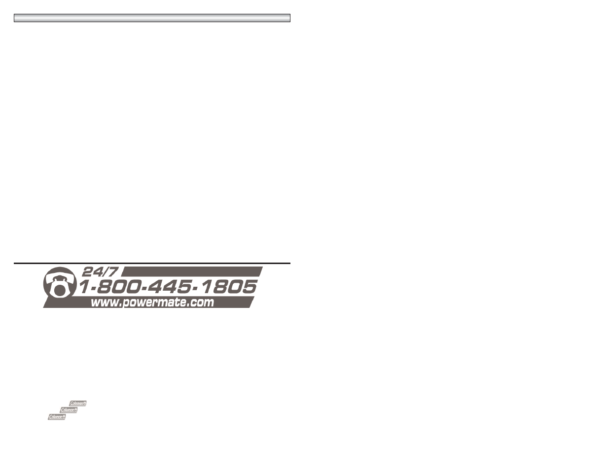 Powermate P024-0099SP User Manual | Page 16 / 16