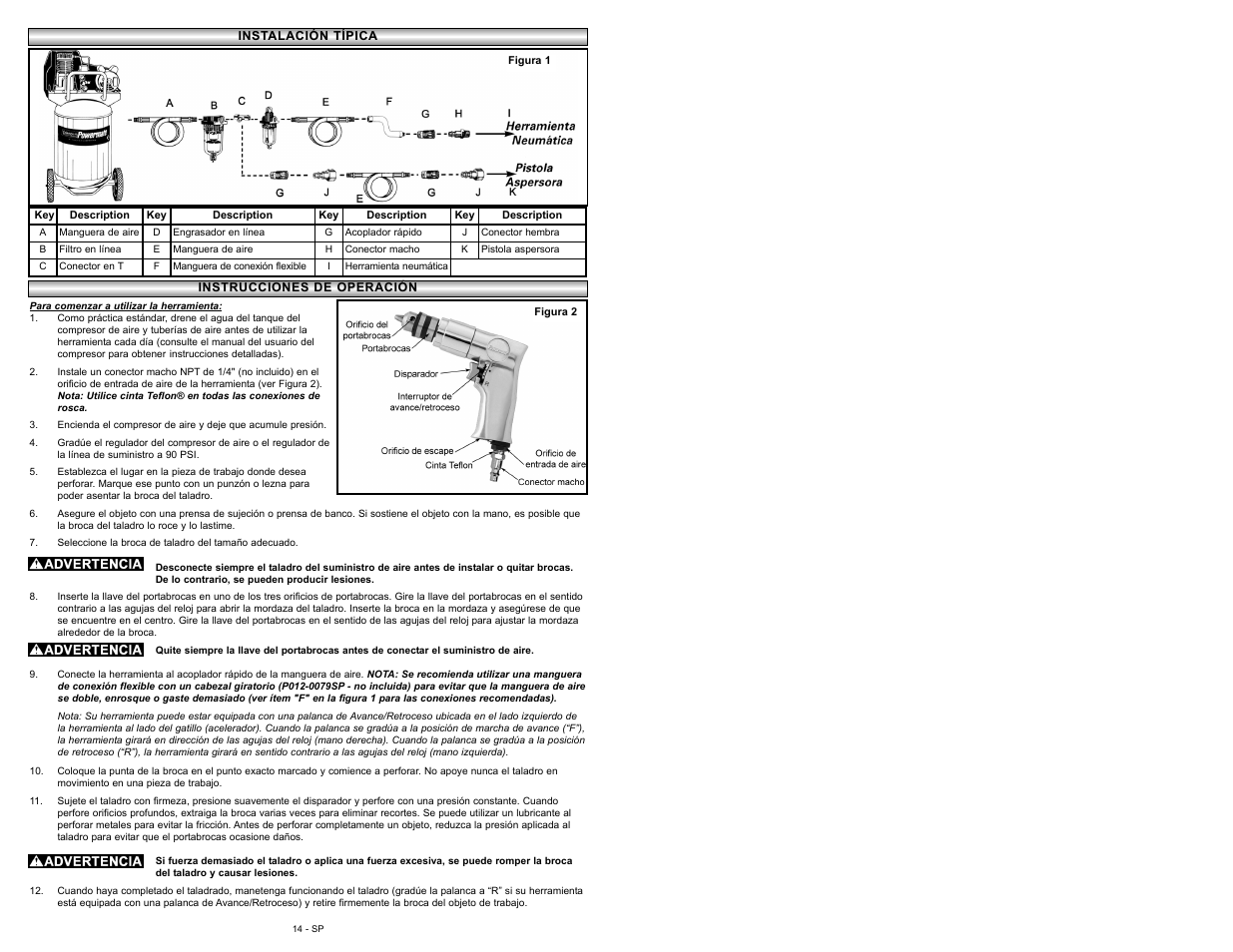 Powermate P024-0114SP User Manual | Page 14 / 16