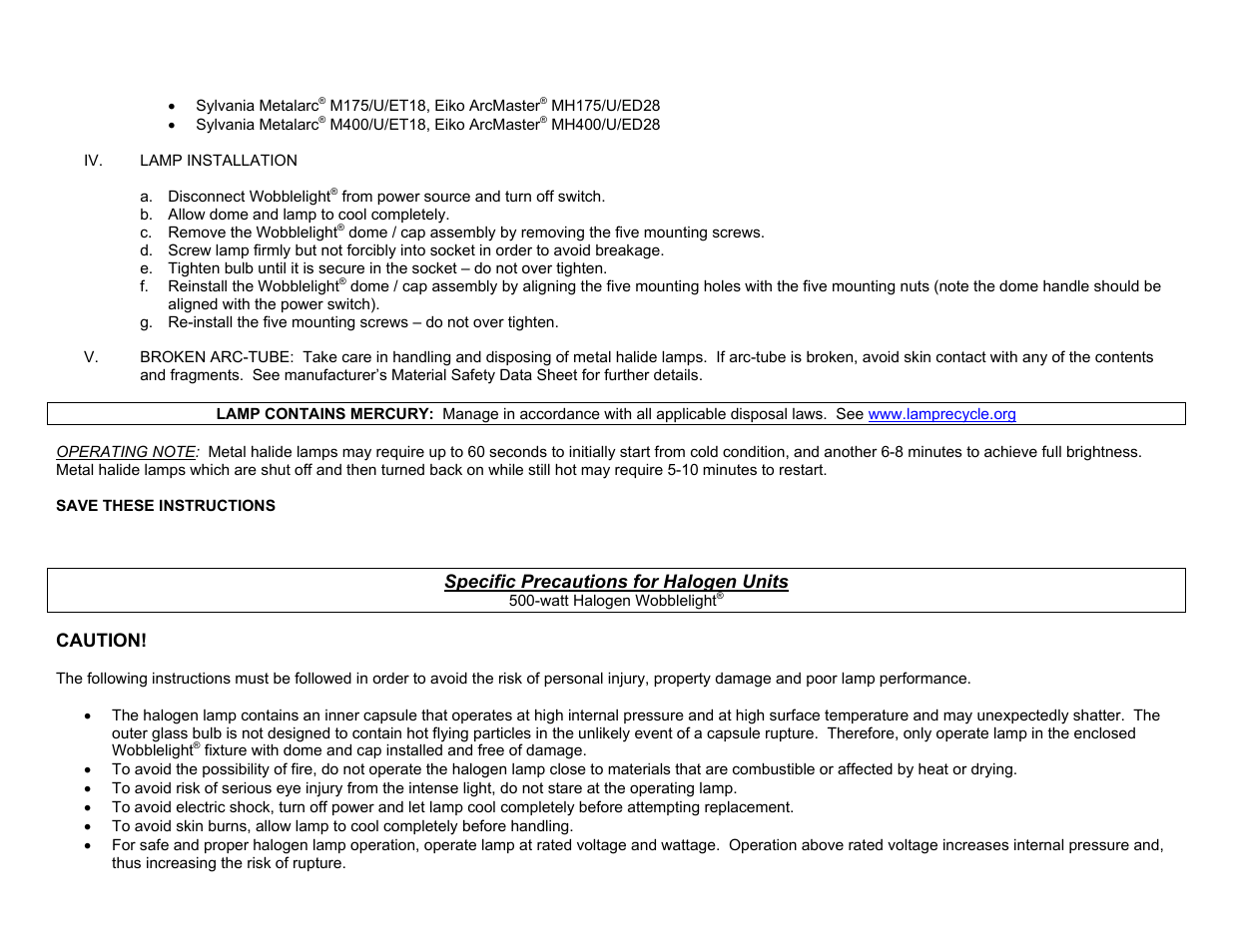 Probuilt Professional Lighting Wobblelight User Manual | Page 3 / 7