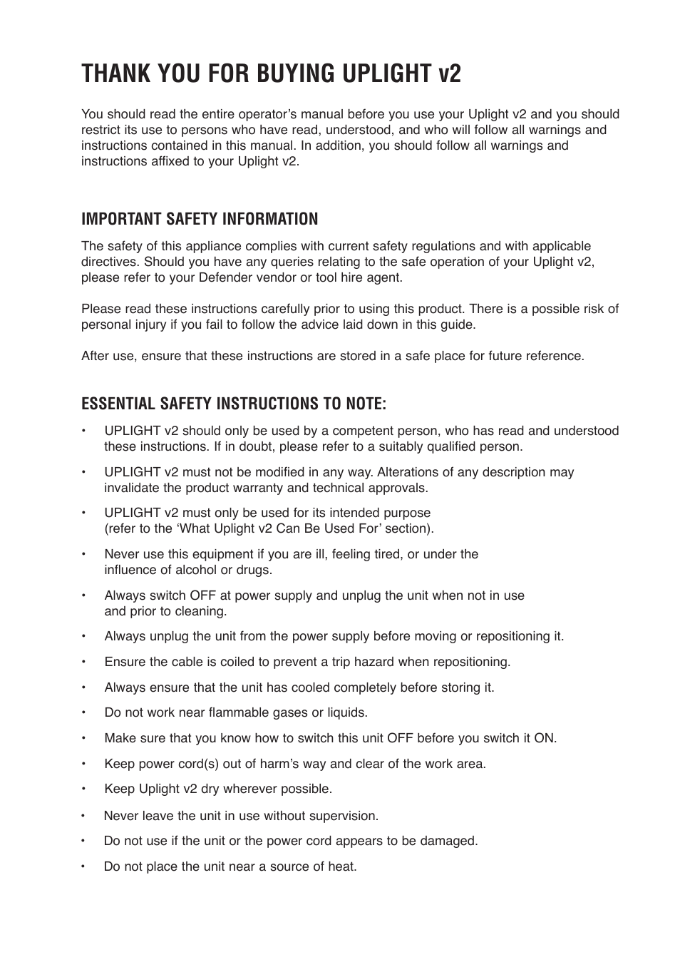 Probuilt Professional Lighting Uplight v2 User Manual | Page 3 / 12