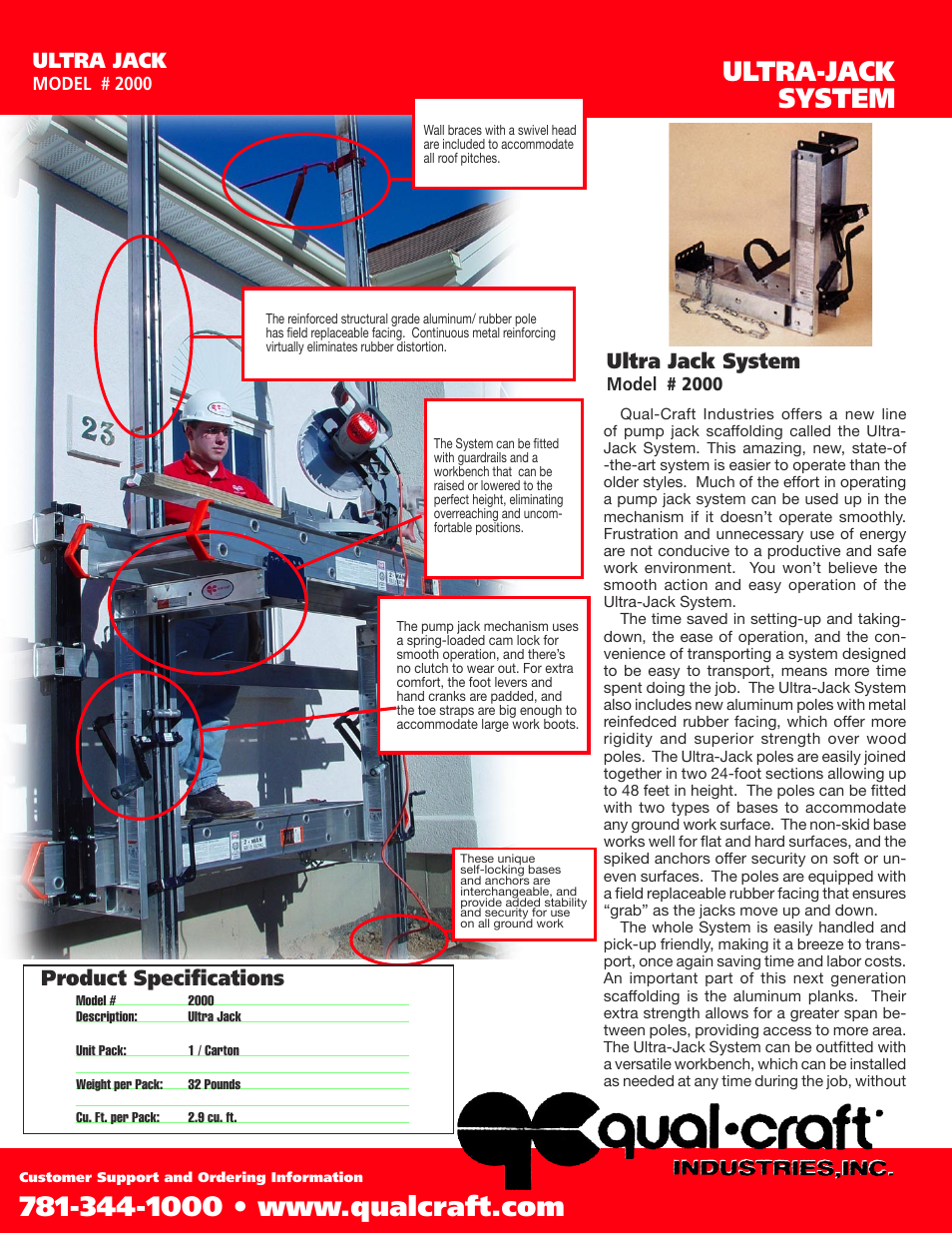 Qualcraft ULTRA-Jack User Manual | 6 pages