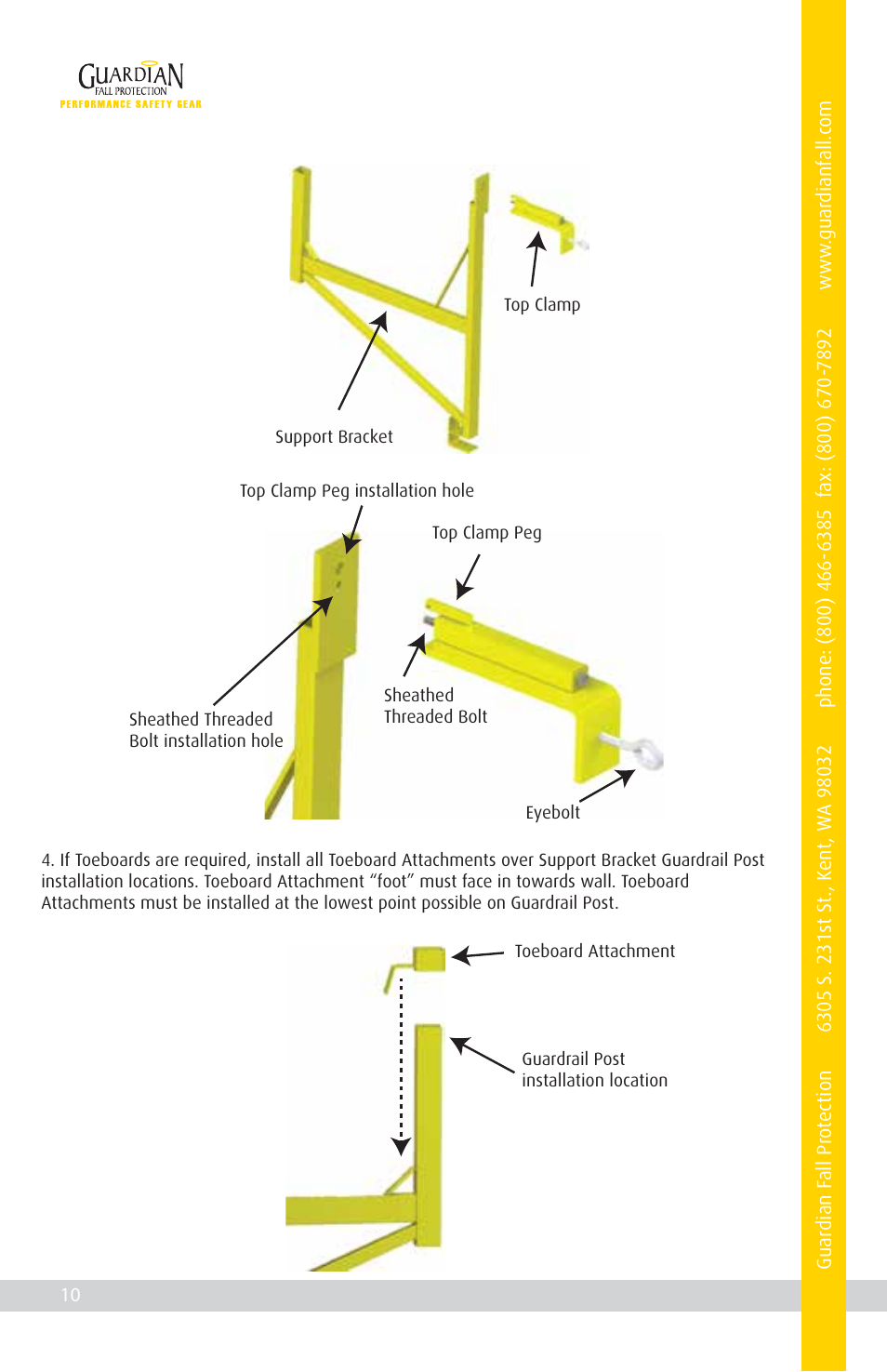 Qualcraft Stacker Bracket Frame User Manual | Page 12 / 20