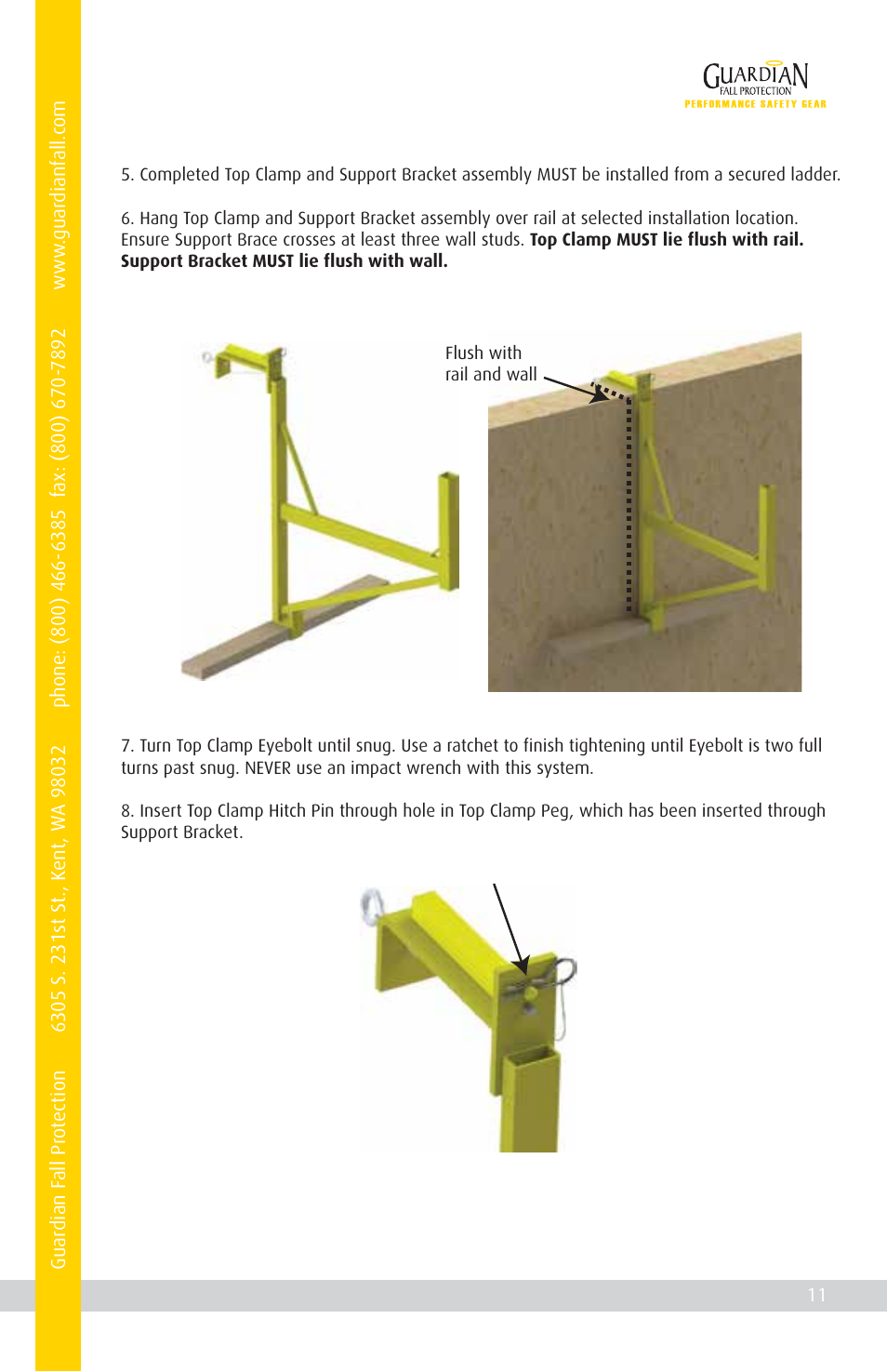 Qualcraft Stacker Bracket Frame User Manual | Page 13 / 20