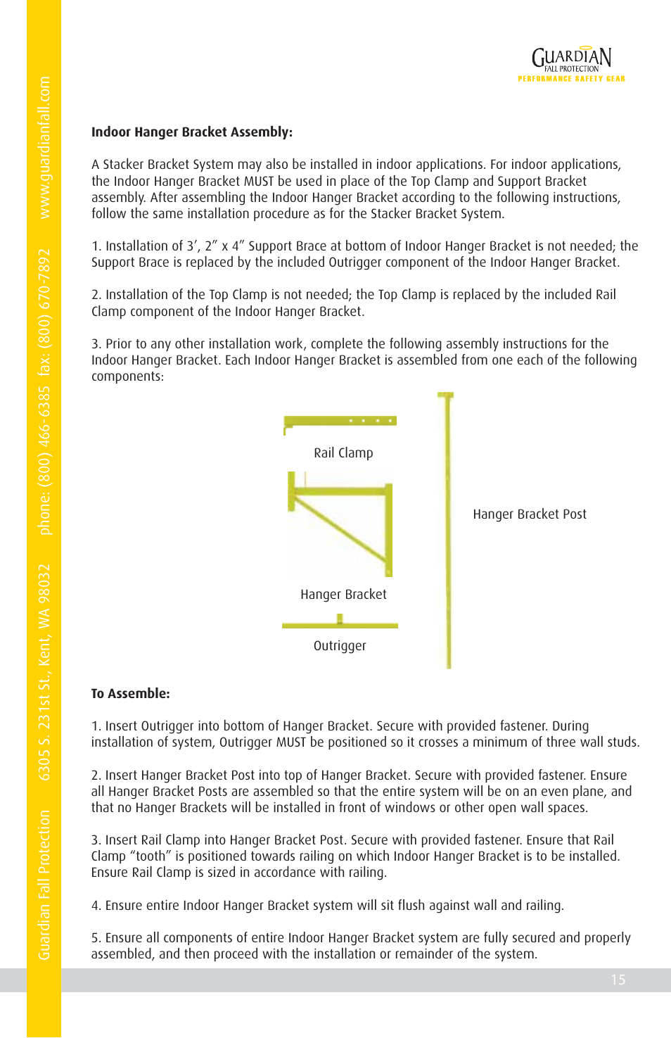 Qualcraft Stacker Bracket Frame User Manual | Page 17 / 20