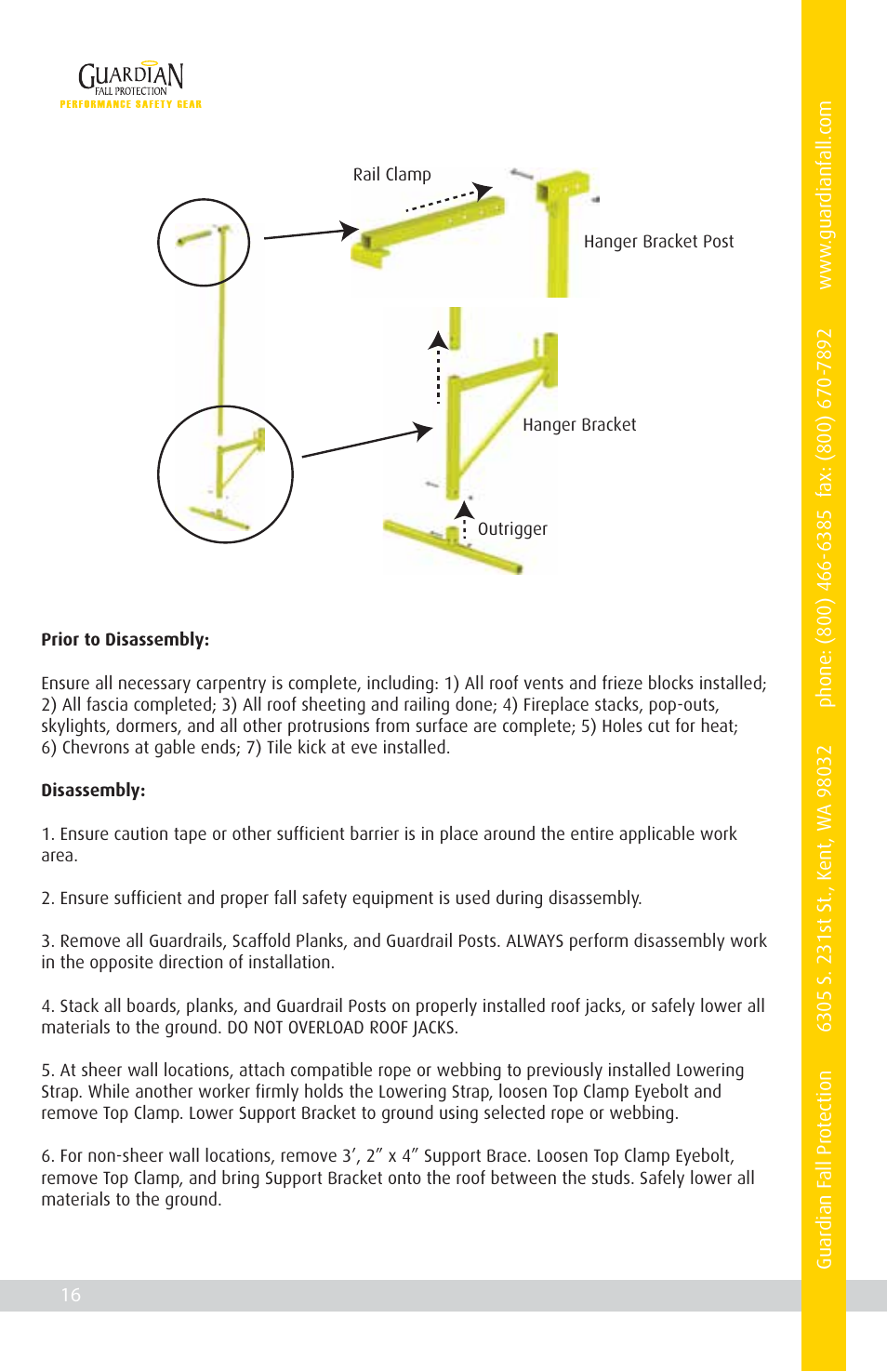 Qualcraft Stacker Bracket Frame User Manual | Page 18 / 20