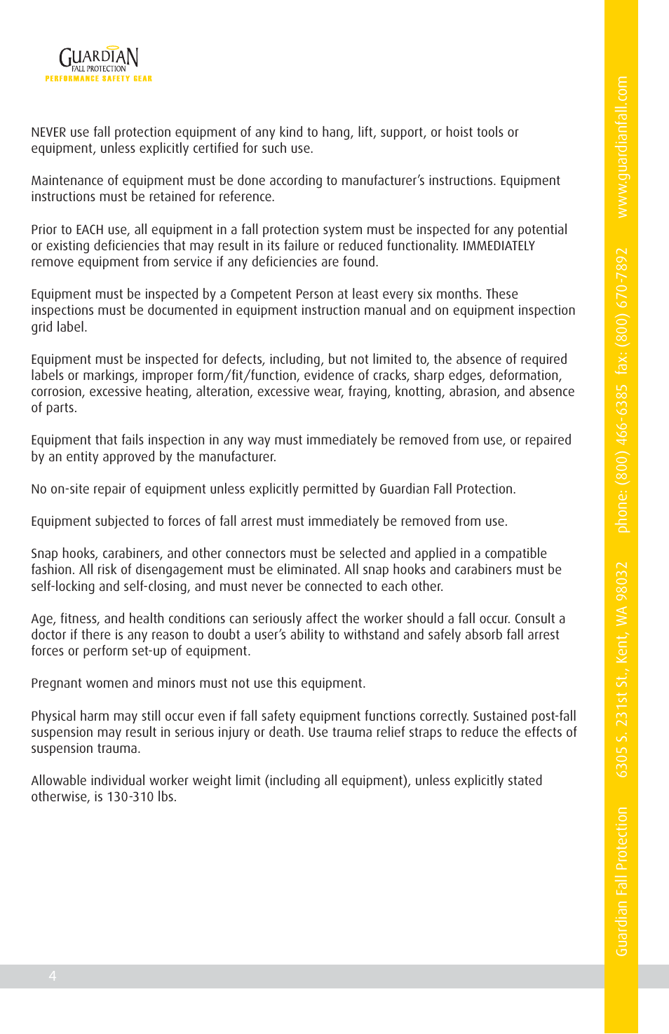 Qualcraft Stacker Bracket Frame User Manual | Page 6 / 20