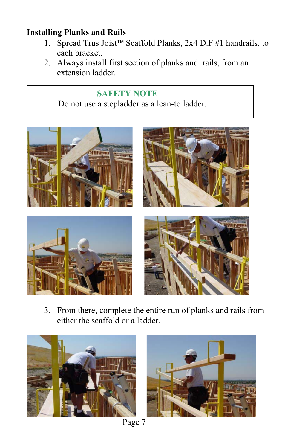 Qualcraft End Rail User Manual | Page 8 / 14
