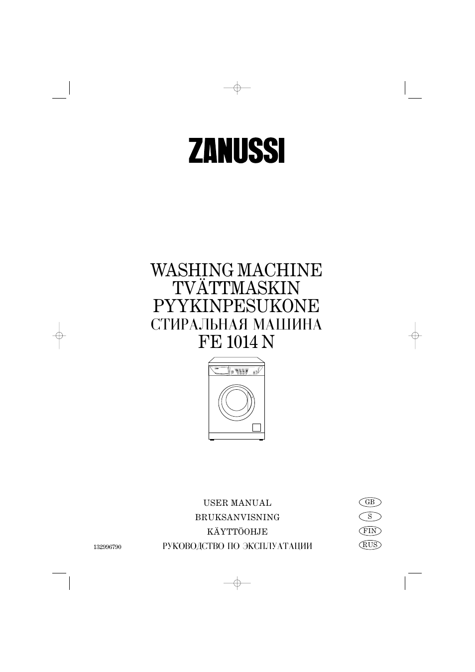 Zanussi FE 1014 N User Manual | 92 pages