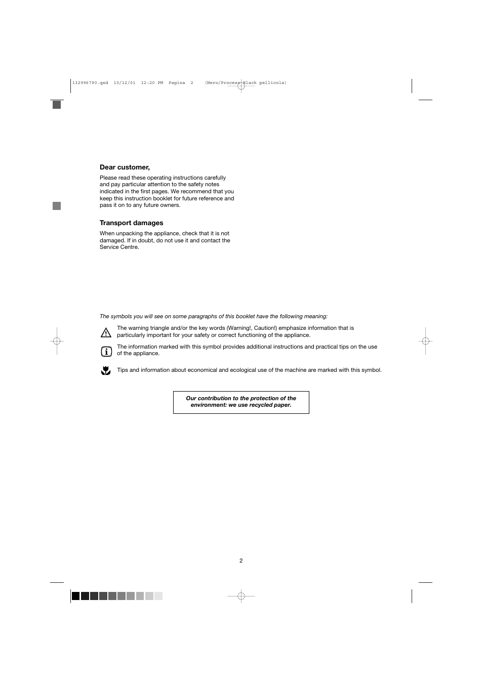 Zanussi FE 1014 N User Manual | Page 2 / 92