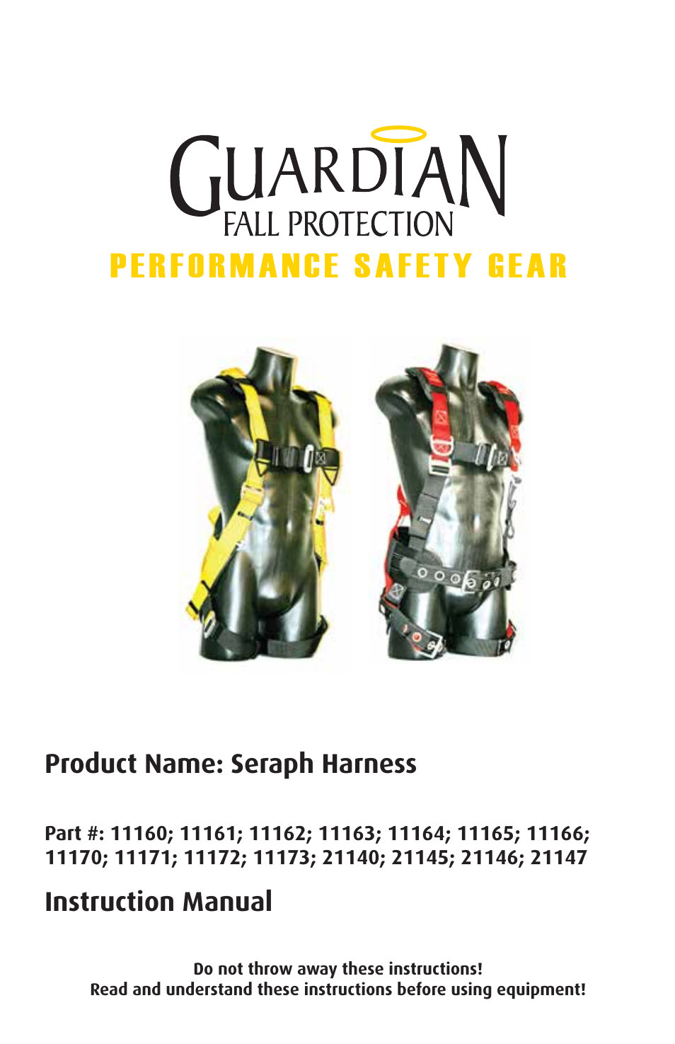 Qualcraft Seraph HUV Harness User Manual | 16 pages