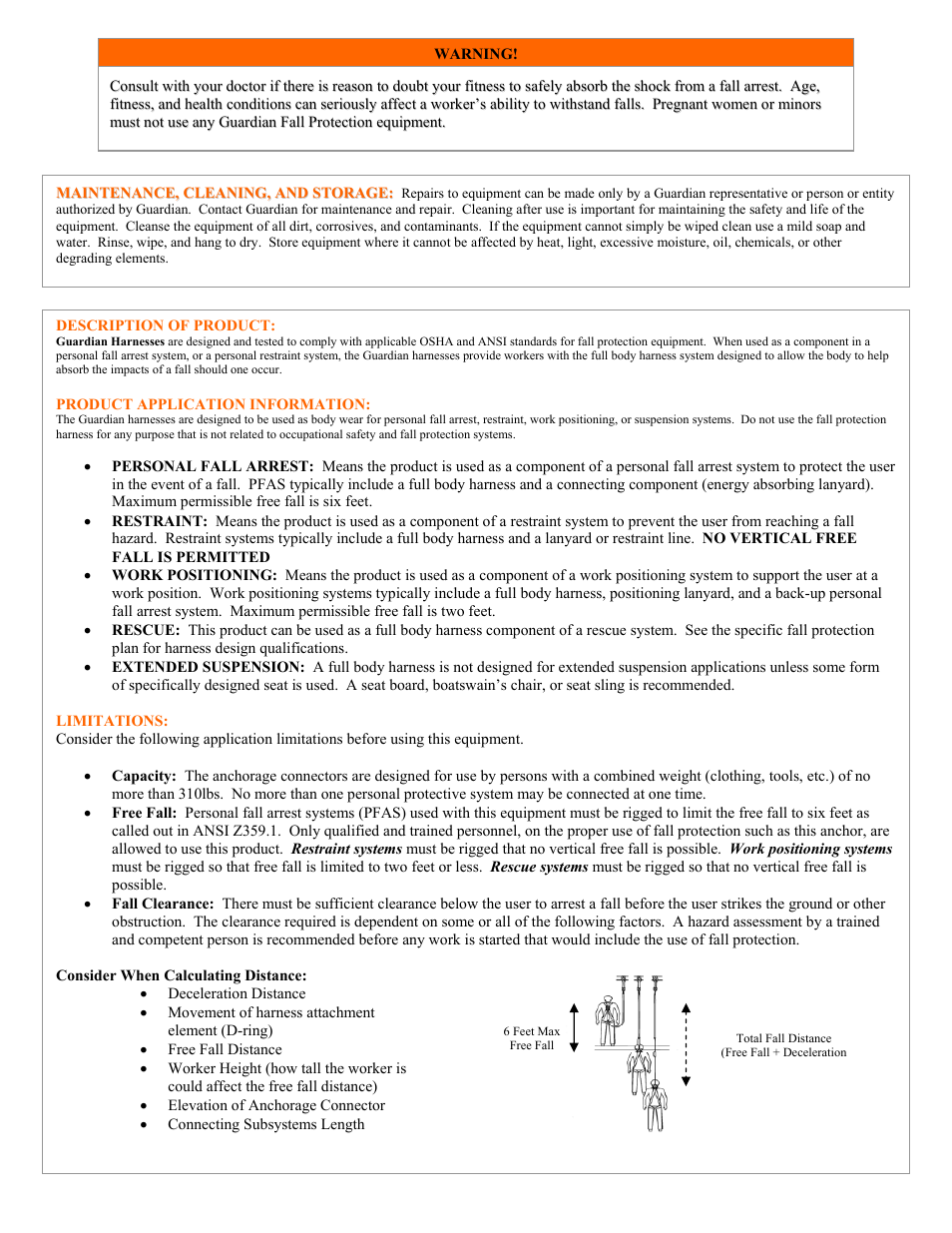 Qualcraft Velocity Harness User Manual | Page 2 / 8