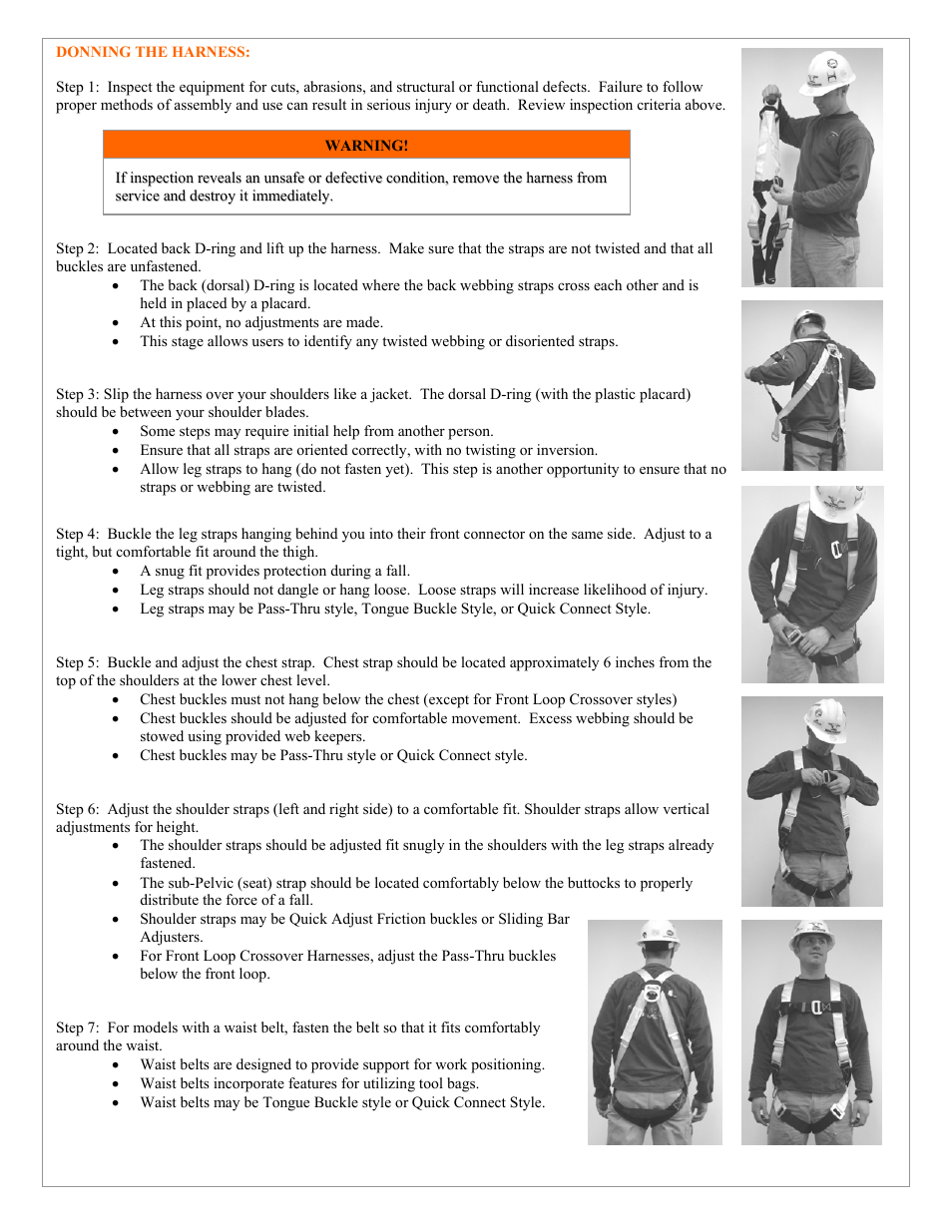 Qualcraft Velocity Harness User Manual | Page 6 / 8