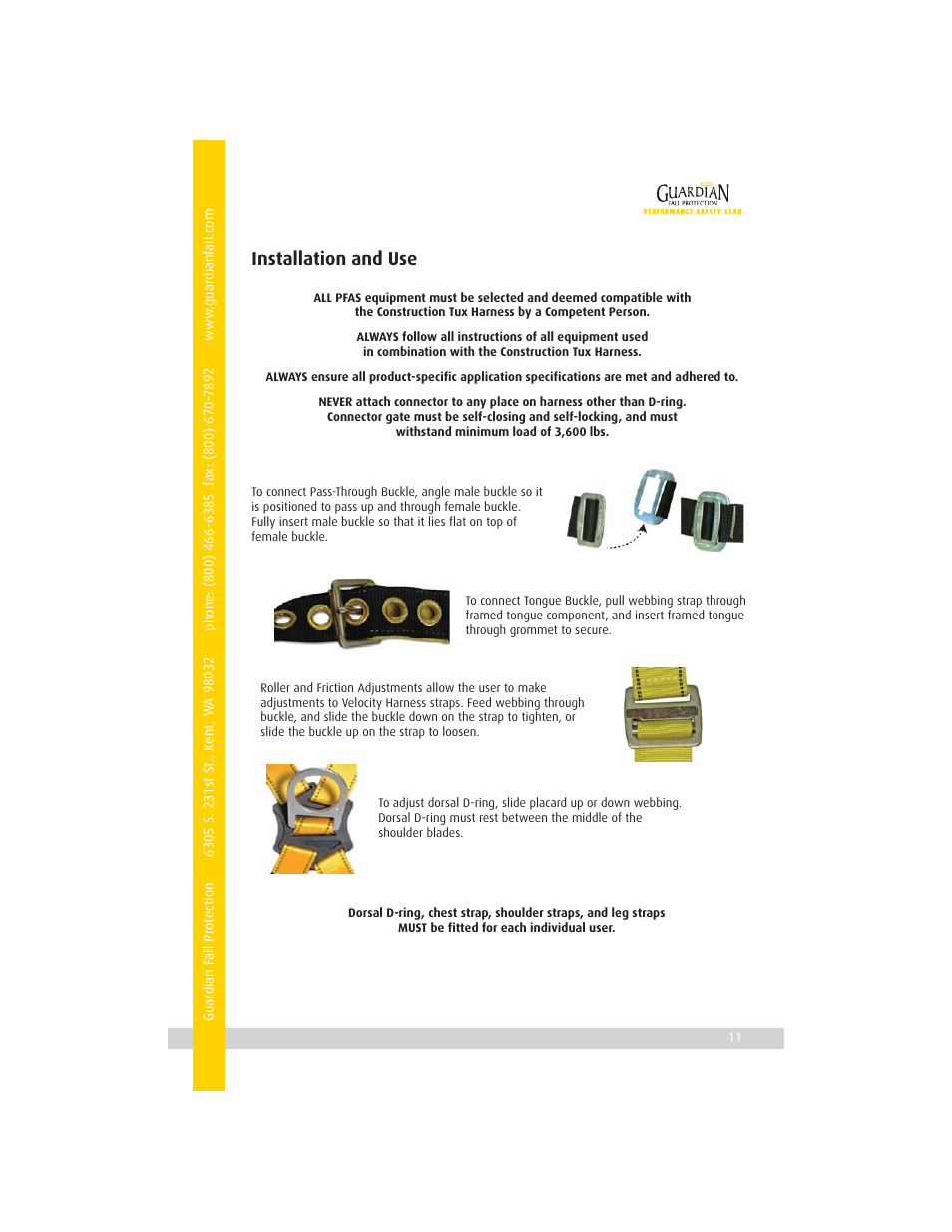 Installation and use | Qualcraft Surveyor's Construction Tux User Manual | Page 13 / 16