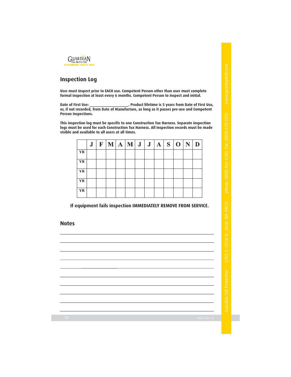 Qualcraft Surveyor's Construction Tux User Manual | Page 16 / 16