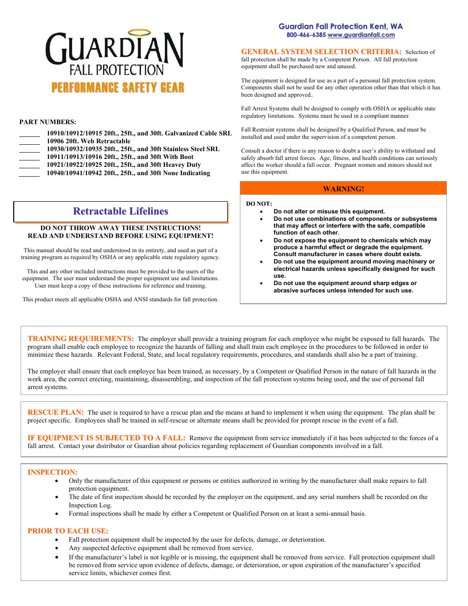 Qualcraft Heavy Duty Edge Series SRL User Manual | 13 pages
