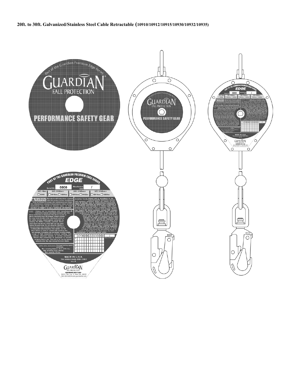 Qualcraft Heavy Duty Edge Series SRL User Manual | Page 8 / 13