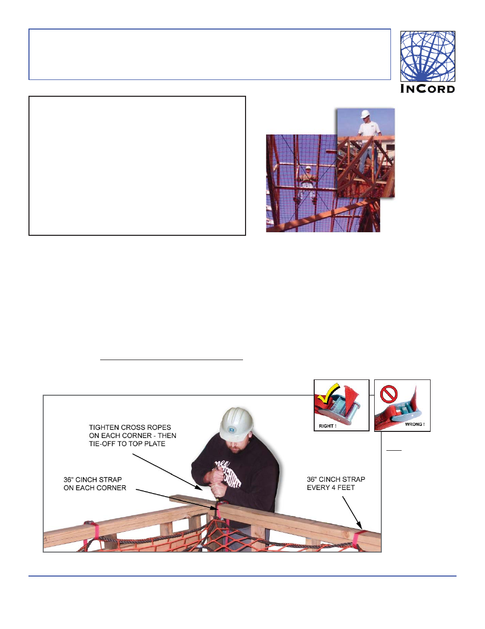 Qualcraft Residential Safety Netting User Manual | 2 pages