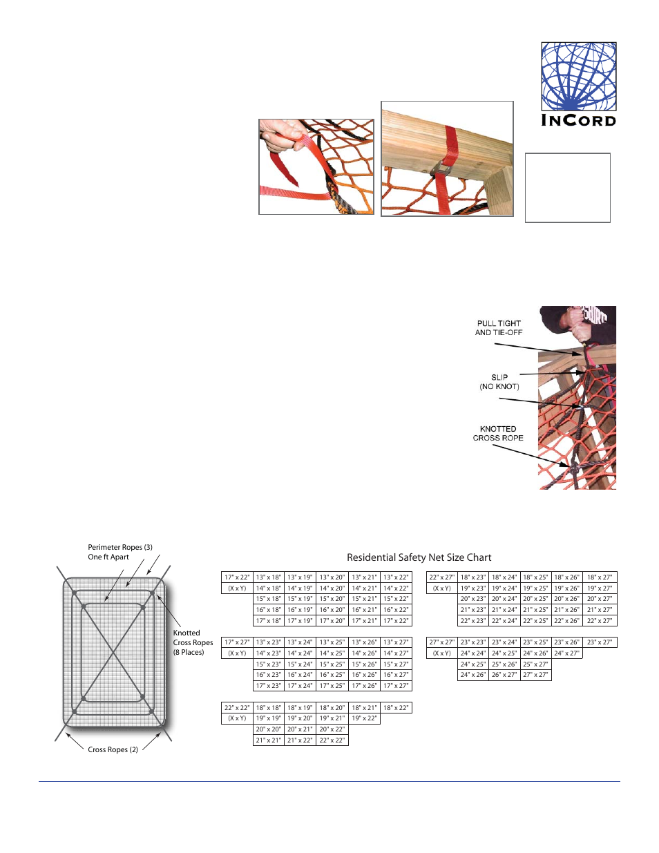 Step 2, Step 3, Step 4 | Step 5, Step 6 | Qualcraft Residential Safety Netting User Manual | Page 2 / 2