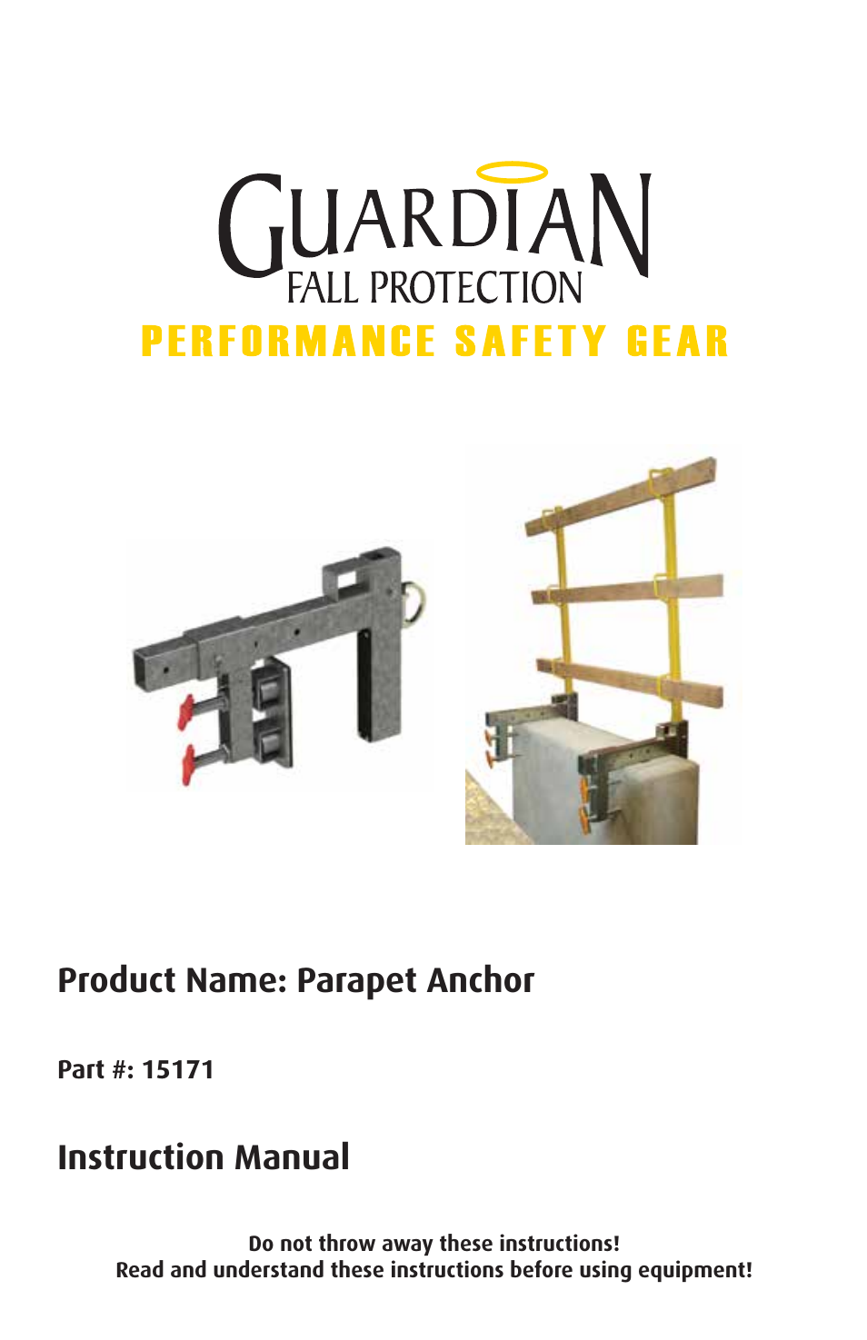 Qualcraft Parapet Anchor System User Manual | 20 pages