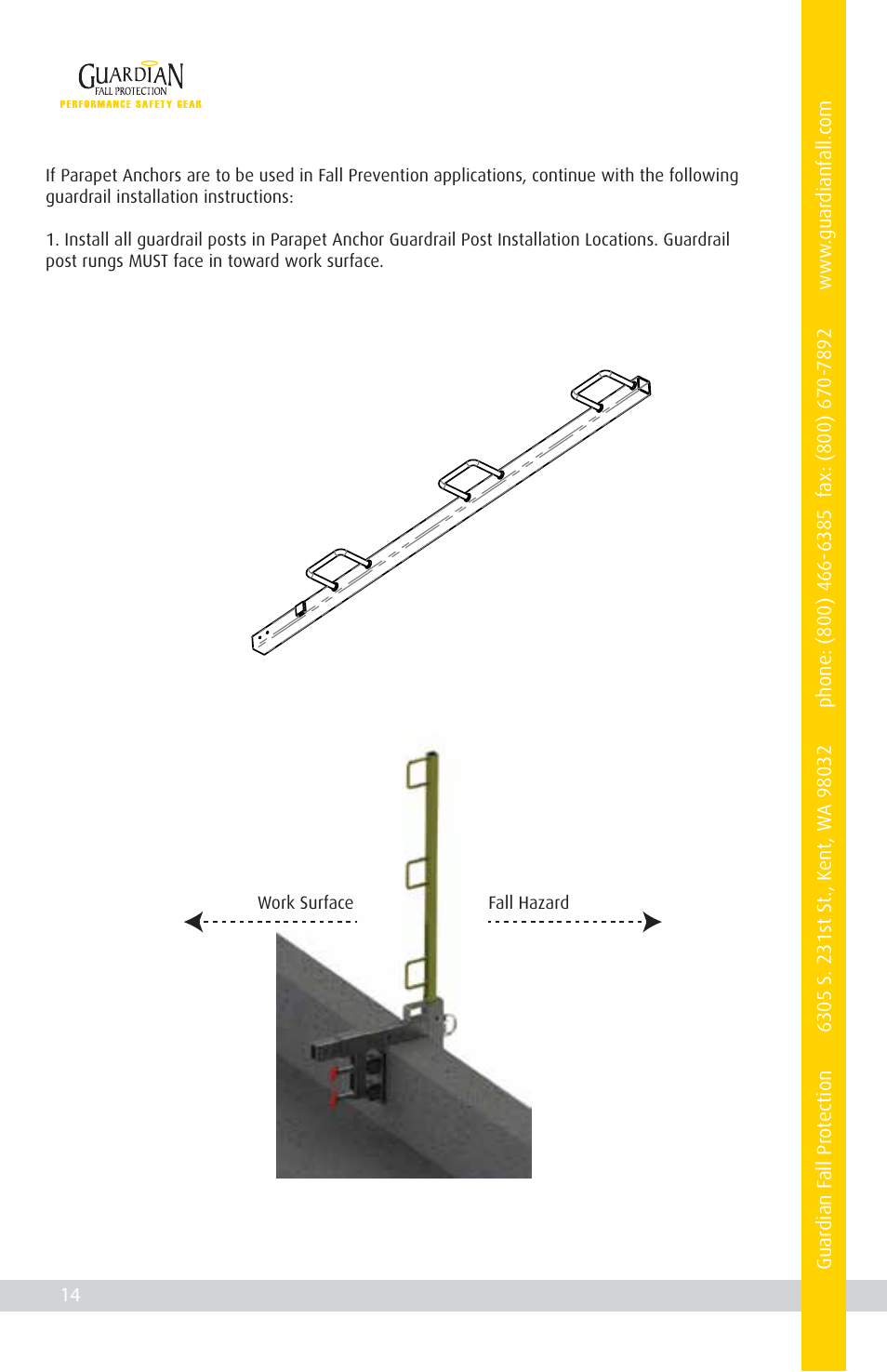 Qualcraft Parapet Anchor System User Manual | Page 16 / 20