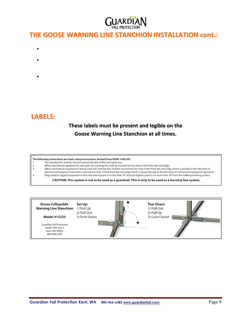 Qualcraft Replacement Flag Line User Manual | Page 9 / 10