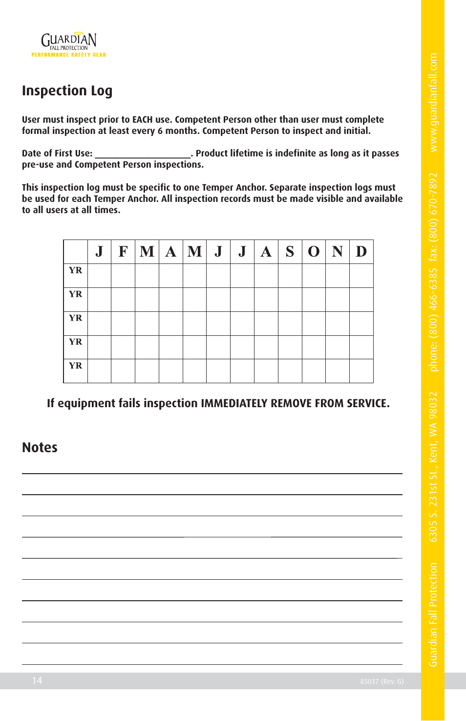 Qualcraft Temper Reusable Anchor with Swivel D-Ring User Manual | Page 16 / 16