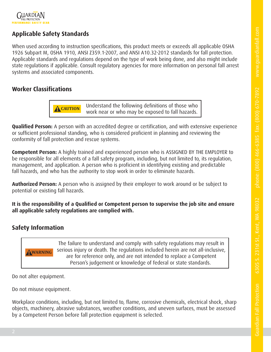 Qualcraft SkyMast Skyhook User Manual | Page 4 / 12