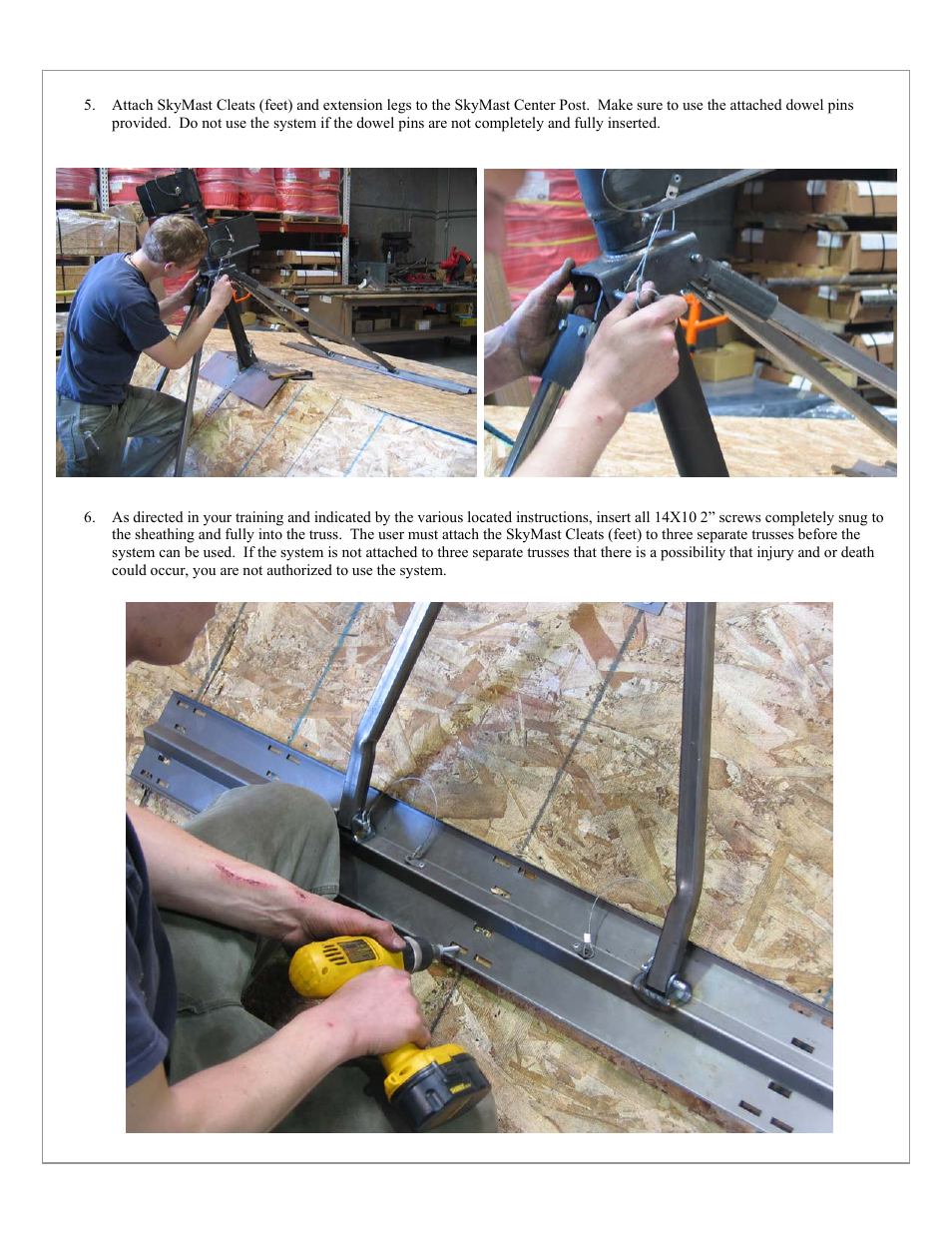 Qualcraft SkyMast User Manual | Page 7 / 9