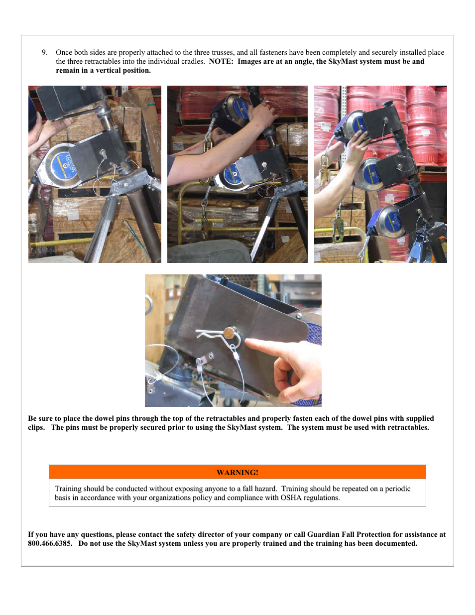 Qualcraft SkyMast User Manual | Page 9 / 9