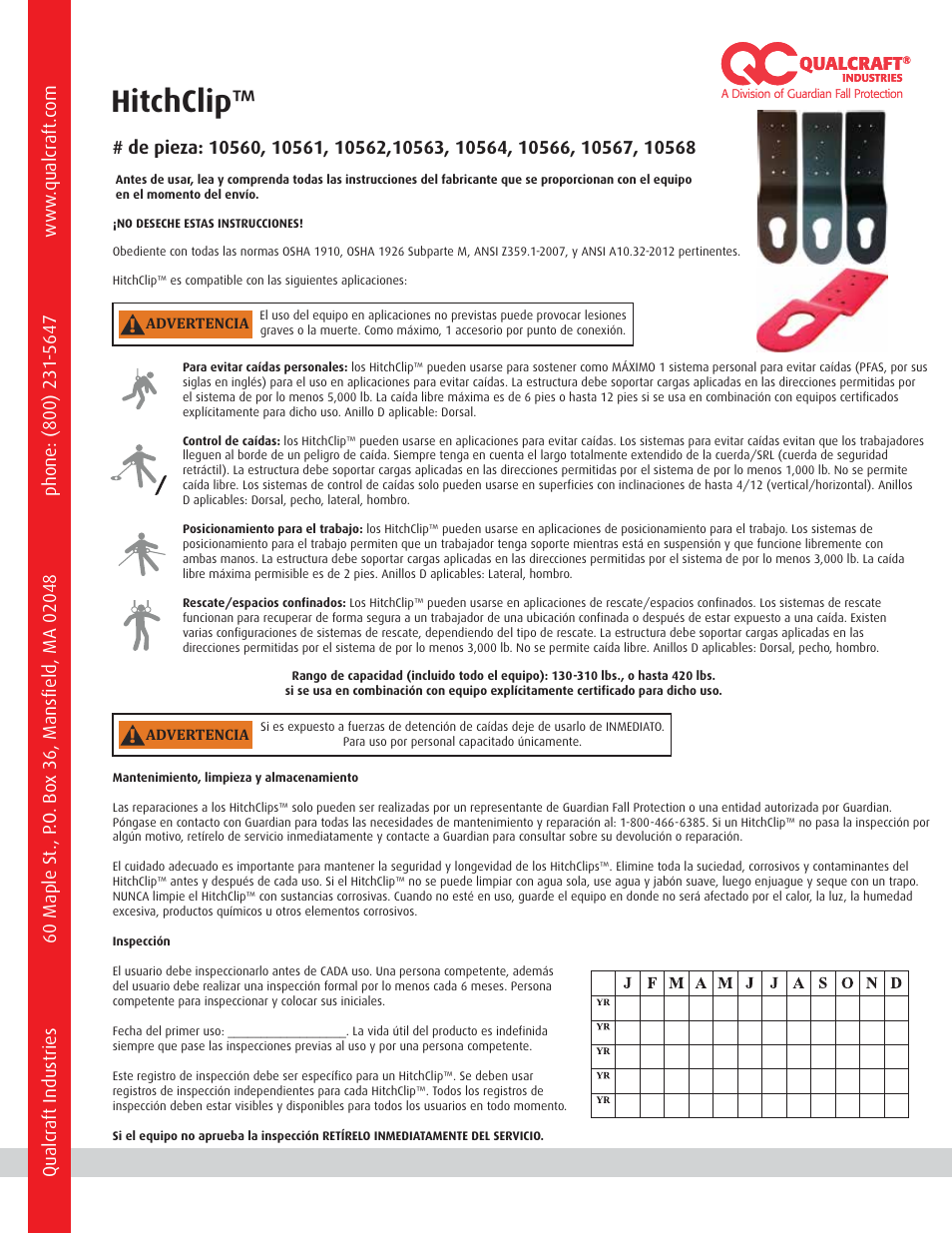 Hitchclip | Qualcraft HitchClip User Manual | Page 3 / 4