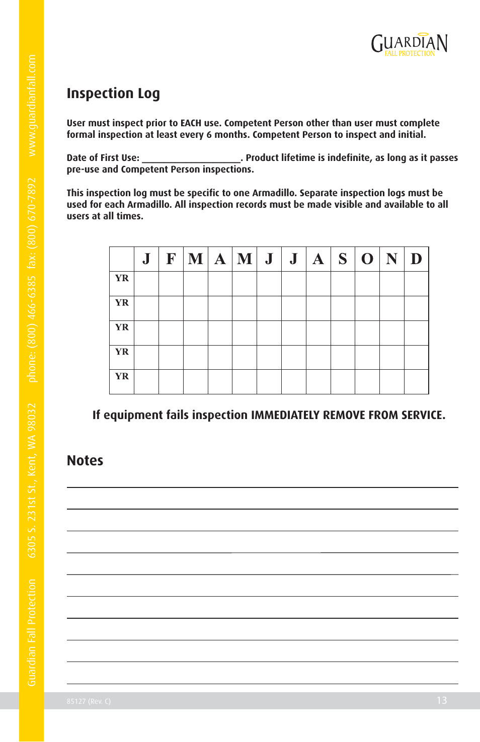 Qualcraft Armadillo User Manual | Page 15 / 16