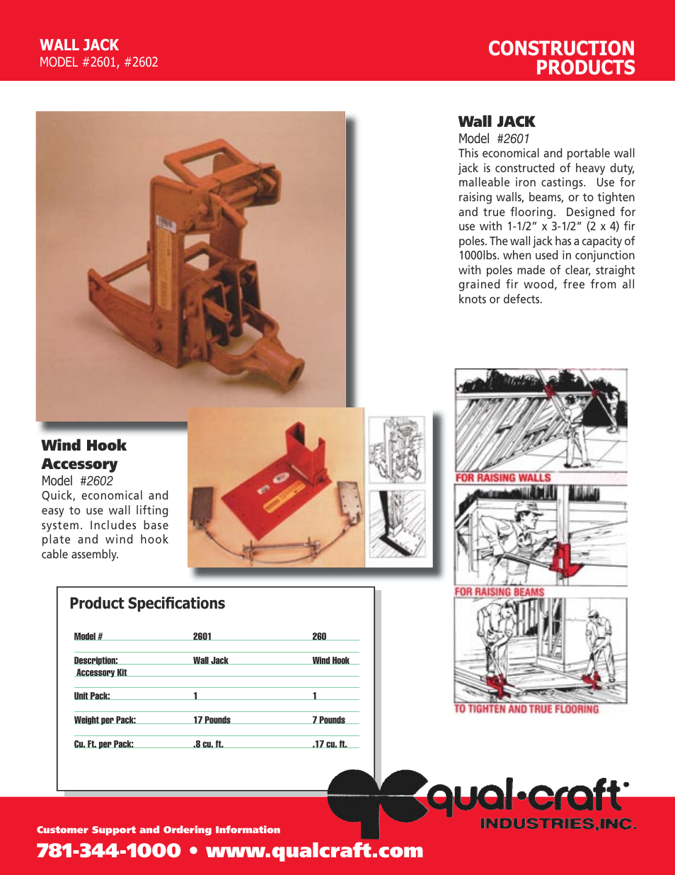 Qualcraft Wind Hook Accessory Kit User Manual | 2 pages