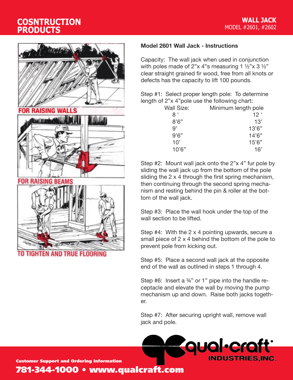 Cosntruction products | Qualcraft Wind Hook Accessory Kit User Manual | Page 2 / 2